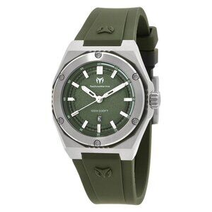 FX04343B NWT Technomarine Fashion Unisex Quartz Plastic and Stainless Steel Auth